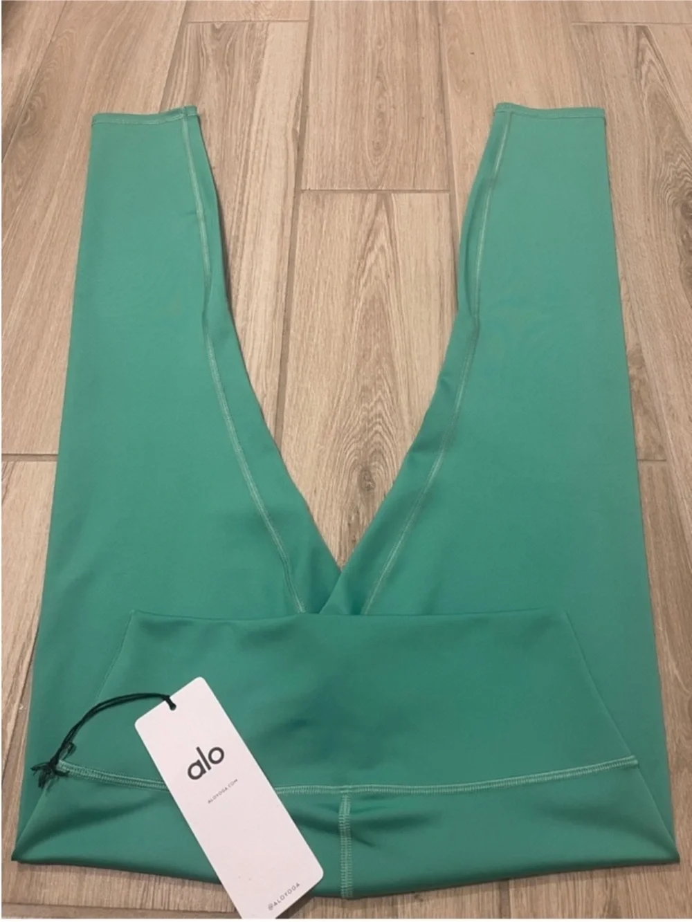 NWT Alo Yoga 7/8 High-Waist Airlift Leggings Lettuce Green Sz L 12-14 W51314R